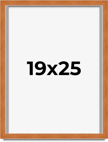 Vista 194 de Marco de 3 x 3 pulgadas de madera maciza de nuez y miel marrón con plexiglás acrílico UV, respaldo de tablero de espuma y accesorios para colgar