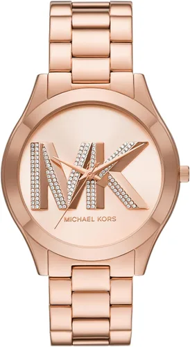 Vista 16 de Michael Kors Slim Runway - Reloj de pulsera de acero inoxidable para mujer
