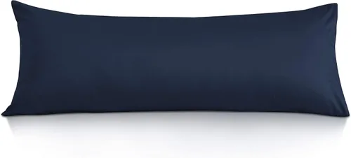 Vista 10 de Leeden - Funda de almohada de algodón para el cuerpo de 800 hilos, ultrasuave y transpirable para adultos, cierre de sobre, 21 x 54 pulgadas