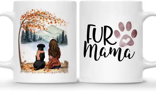 Vista 10 de Gossby Taza de café Dog Dad – Regalo para hombres amantes de los perros labrador retriever negro, regalo de cumpleaños, regalo de Navidad para papá