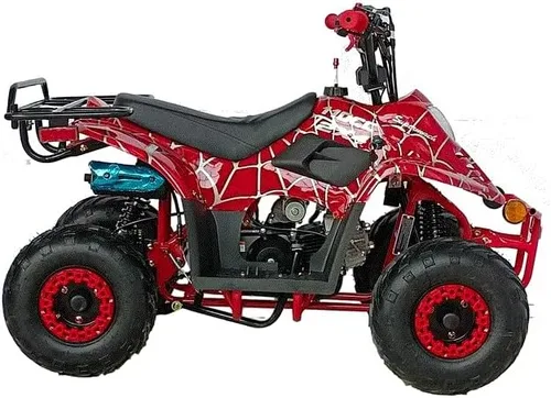 Vista 3 de Taotao Cuatrimoto BoulderB1 para niños, 110cc, Araña roja