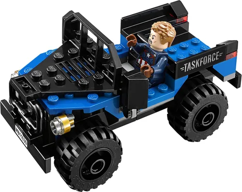 Vista 8 de Persecución de la pantera negra, colección superheroes de Marvel, Lego modelo 76047