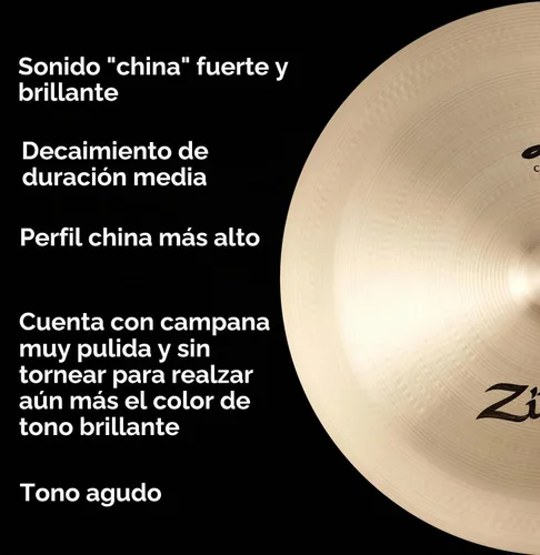 Vista 4 de Zildjian A0354 18 "Un platillo alto de China