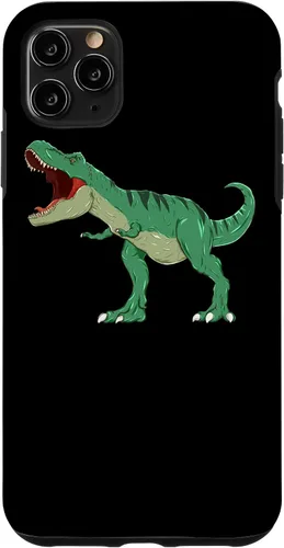 Vista 12 de Carcasa para iPhone X/XS con diseño de dinosaurio T-Rex.