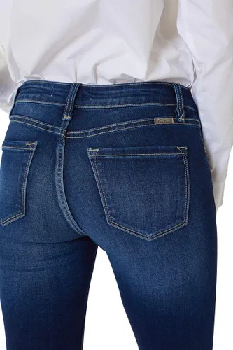 Vista 3 de Kan Can Women's Mid Rise Skinny Jeans KC7085