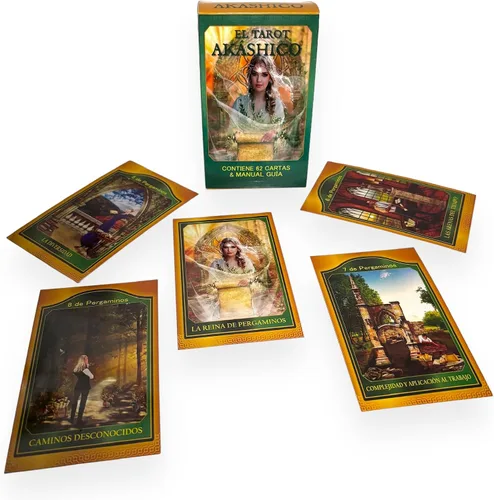 Vista 5 de El Tarot Akashico en español, Cartas Baraja del Tarot, Tarot Akáshico en español