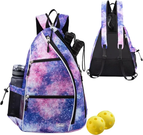 Vista 13 de Sucipi Pickleball Bag for Men & Women,Convertible Backpack with Fence Hook Negro