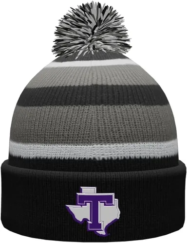 Vista 93 de NCAA Prime - Gorro de punto de invierno con pompón plegable