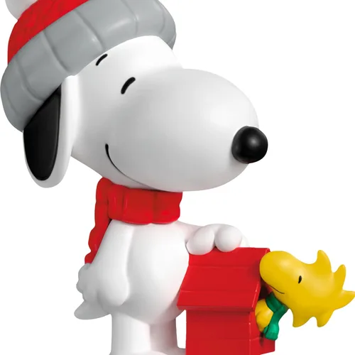 Vista 5 de Hallmark Keepsake Adorno navideño de cacahuetes (diversión de invierno con Snoopy)