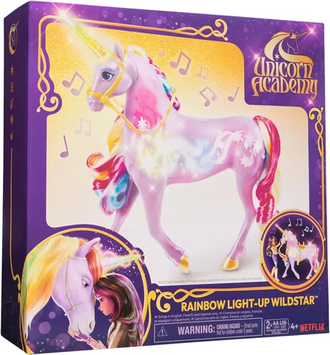 Vista 9 de Unicorn Academy Estrella silvestre iluminada, muñecas y juguetes