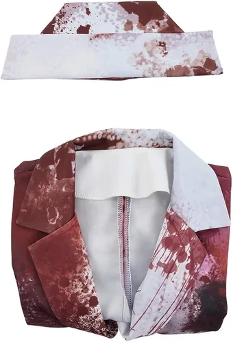 Vista 4 de Miccostumes Disfraz de enfermera de terror para mujer