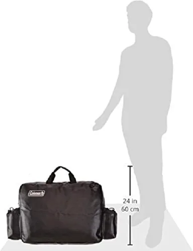 Vista 5 de Coleman Funda protectora y bolsa de transporte grande para estufa, se adapta a la mayoría de parrillas/estufas, 2 bolsillos laterales grandes