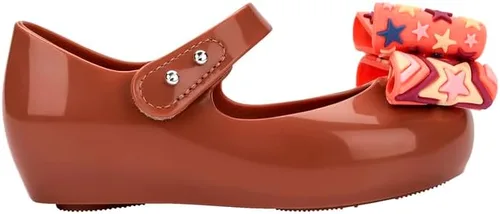 Vista 3 de mini melissa Ultragirl Wonderland Zapatos estilo bailarina para niños