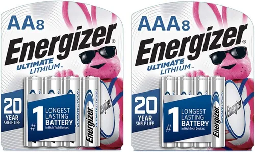 Vista 11 de Energizer Ultimate Lithium AA Baterías (paquete de 4), Baterías de litio doble A de 1.5V
