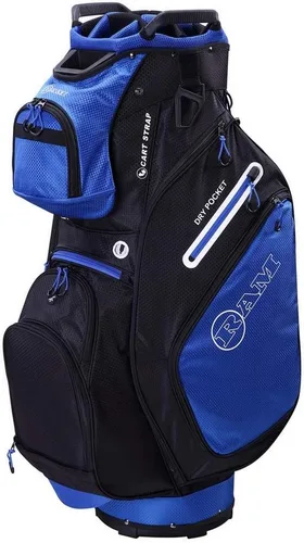 Vista 5 de Ram Golf FX Deluxe - Bolsa para carrito de golf con divisores de longitud completa de 14 vías