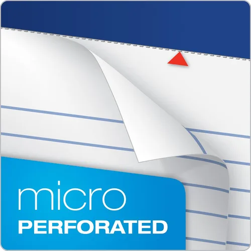 Vista 4 de Ampad Bloc de notas legales de 5 x 8, paquete de 12, rayado estrecho, papel blanco, 50 hojas por bloc de escritura, American Pad & Paper, fabricado