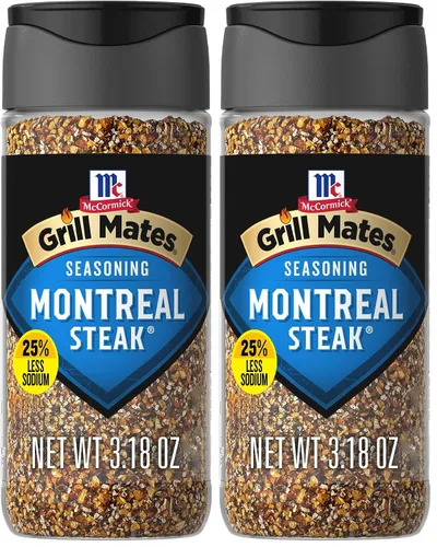 Vista 24 de McCormick Grill Mates Montreal. - Condimento para carne con un 25 % menos de sodio