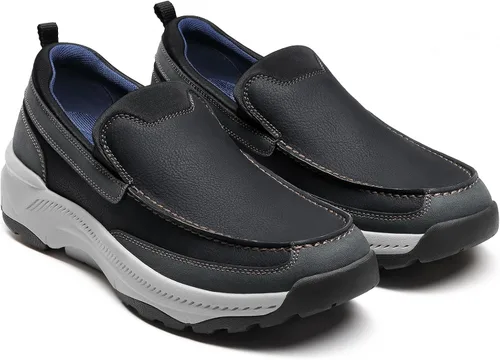 Vista 4 de Cestfini Zapatillas ortopédicas sin cordones para caminar para hombre Negro