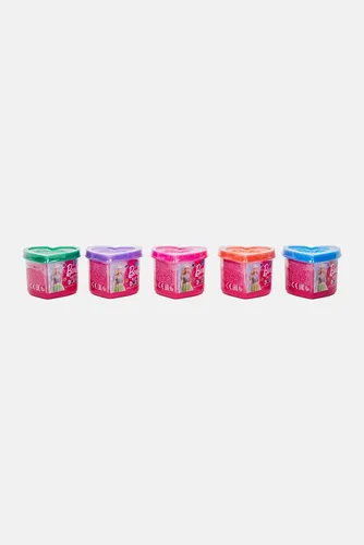 Vista 5 de Lisciani Giochi 88850 Barbie Glitter Masa Multipack 5 Tarros