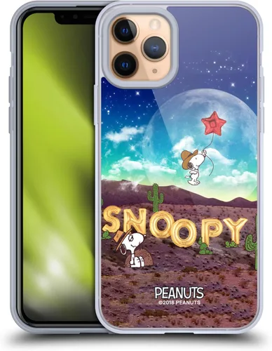 Vista 9 de Head Case Designs Funda de gel con licencia oficial de Peanuts Nebula Balloon Woodstock Snoopy Space Cowboy [protección de grado militar] compatible
