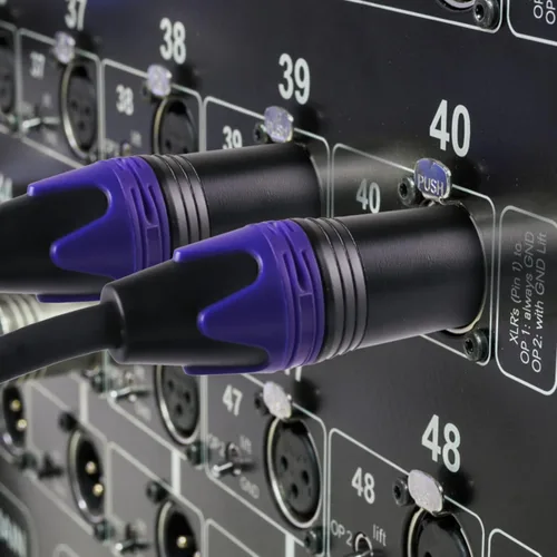 Vista 6 de Divisor XLR, cable divisor XLR equilibrado macho a 2 hembras, cable divisor XLR Y de 3 pines - 1 pie