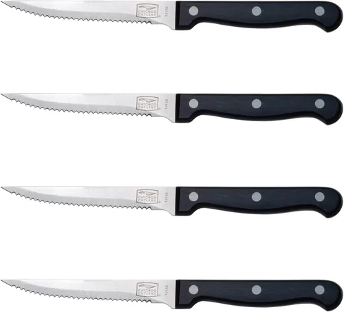 Vista 4 de Colección de esenciales Chicago Cutlery, Fine, Negro