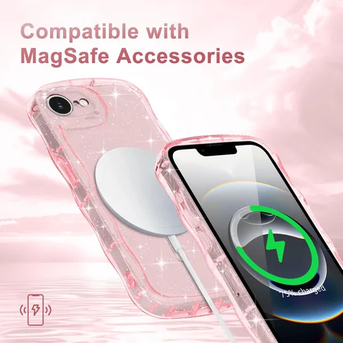 Vista 223 de Pepmune Funda magnética para iPhone 17 Pro Max, color rosa