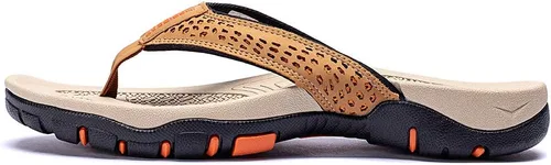 Vista 2 de KIIU - Sandalias de pata de gallo para hombre para interiores y exteriores, para playa