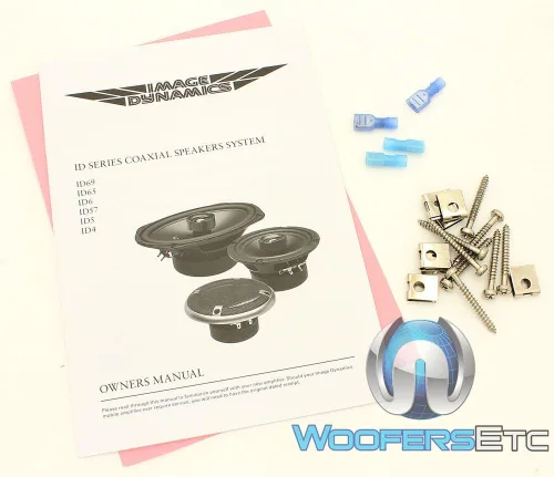 Vista 3 de Image Dynamics ID69 - Sistema coaxial de rango completo de 100 W RMS de 6 x 9 pulgadas, serie ID con tweeter de seda de 1 pulgada (0.984 in), par