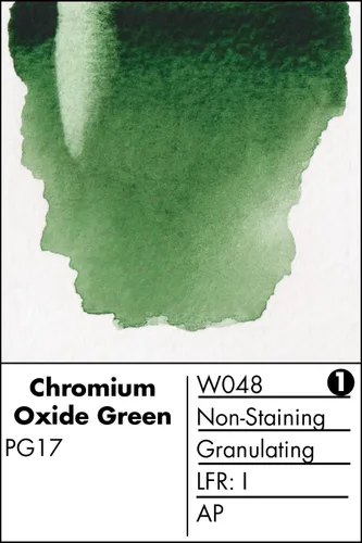 Vista 2 de Grumbacher Finest - Pintura de acuarela, 0.5 fl oz/0.47 oz, óxido de cromo verde (ligero)