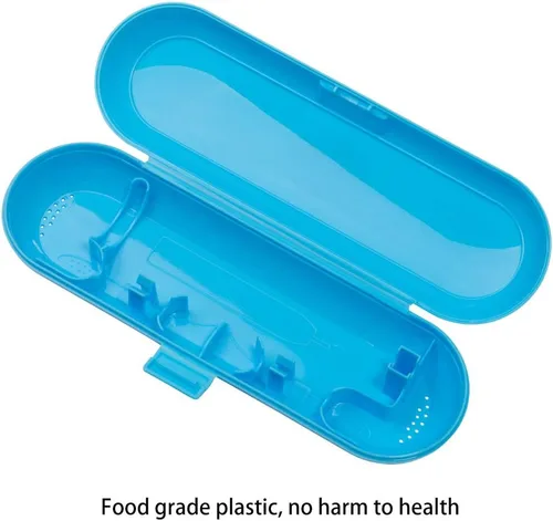 Vista 2 de Nincha Estuche de viaje para cepillo de dientes eléctrico de plástico para Oral-B Pro Series, Azul