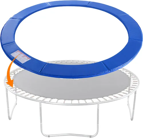 Vista 12 de ExacMe Almohadilla de repuesto para trampolín de 16, 15, 14, 13, 12, 10, 8 pies, cubierta de resorte de seguridad impermeable, almohadilla de marco