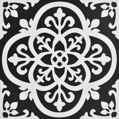 Vista 14 de FloorPops Azulejos góticos adhesivos para el suelo, FP2475, color negro