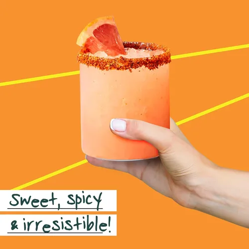 Vista 5 de Salsa picante de chamoy frutal Tajin 15.38 oz (paquete de 2)