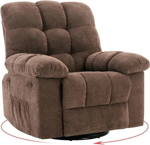 Vista 13 de Garvee Silla reclinable mecedora de 21.4 pulgadas, para sala de estar y Verde-1