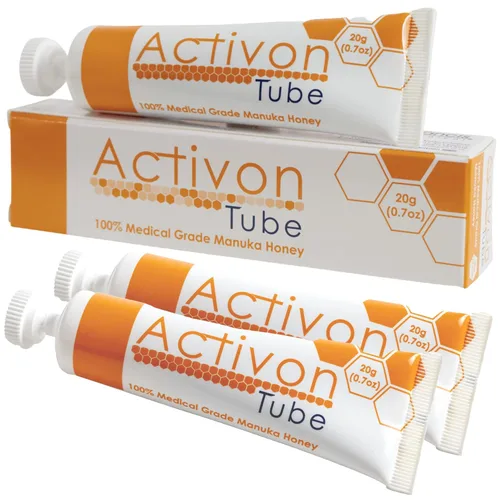 Vista 6 de Activon Tubo de gel de miel de manuka 100% de grado médico, curación natural de heridas, 0.71 oz, paquete de 1