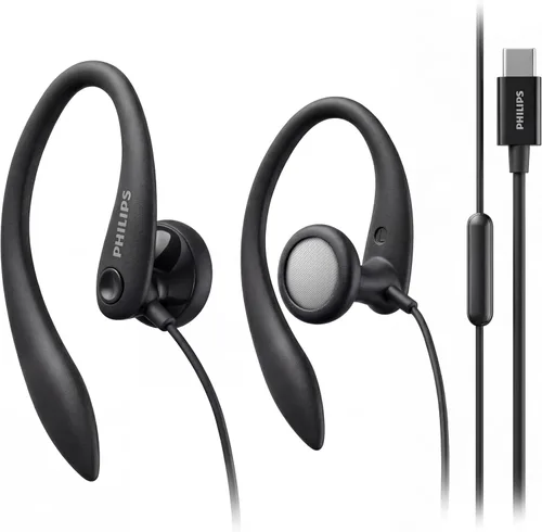 Vista 12 de PHILIPS SHS3200BK/37 Auriculares flexibles con gancho para la oreja, color negro