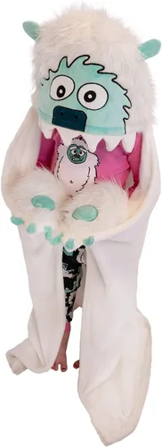 Vista 10 de Manta con capucha para llevar puesta Lazy One para niños, manta con capucha de animales (Oso)