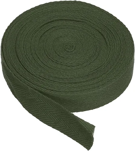 Vista 52 de PATIKIL Cinta de sarga de algodón de 1 pulgada, 50 yardas, cinta de algodón, cinta de encuadernación al bies, cinta de espiga para costura, Verde