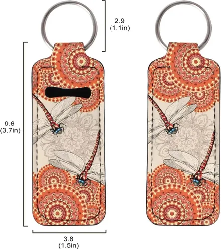 Vista 2 de doginthehole Chapstick - Llavero con clip y funda de neopreno para bálsamo labial