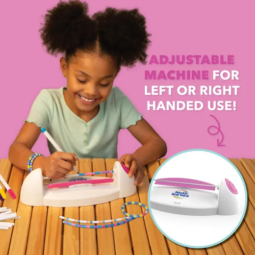 Vista 5 de Colorspin - Kit eléctrico para hacer pulseras de la amistad, haz pulseras en minutos para cumpleaños y regalos de amistad, haz 15 pulseras, diseño