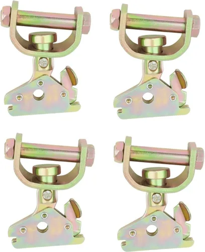 Vista 6 de Mytee Products E Track - Montaje giratorio de rodillo de pista - Capacidad de 3300 libras - Accesorios de riel de amarre de riel de amarre de riel E