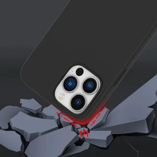 Vista 4 de ZTOFERA Funda cruzada para iPhone 14 Pro con correa de cordón, cuerda ajustable, funda suave de silicona líquida para iPhone 14 Pro de 6.1 pulgadas