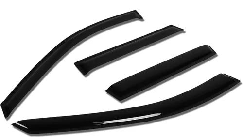 Vista 11 de Auto Dynasty 4 unidades de protector de lluvia para ventana con cinta adhesiva compatible con Sportage 2005-2010, acrílico