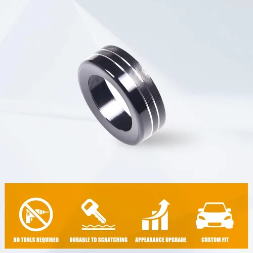 Vista 5 de Cubierta de perilla de modo de conducción para consola central de automóvil, ajuste para Chevrolet Corvette C7 2014-2019 aleación de aluminio