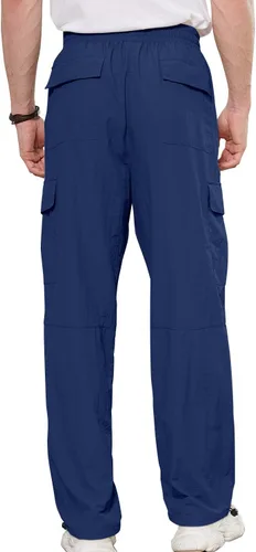 Vista 4 de YRW Pantalones cargo casuales para hombre, pantalones deportivos Y2K para hombre, pantalones deportivos Y2K de ajuste relajado, pantalones