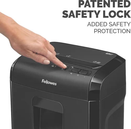 Vista 5 de Fellowes 10M7 Powershred - Trituradora de papel de escritorio con microcorte de 10 hojas