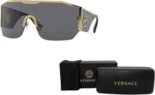Vista 3 de Versace VE2220 Irregular Sunglasses for Men + BUNDLE with Designer iWear Complimentary Eyewear Care Kit