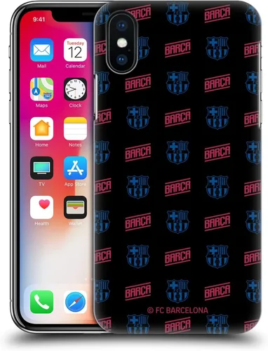 Vista 9 de Head Case Designs Funda rígida con licencia oficial del FC Barcelona con logotipo y patrón de Forca Barca compatible con Apple iPhone X/iPhone Xs