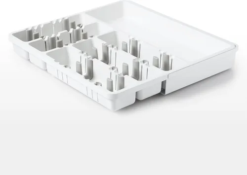 Vista 10 de OXO Good Grips - Organizador grande de utensilios expandible, color blanco